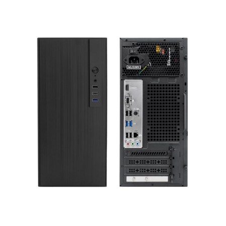 Caja ordenador coolbox m460 m - atx negro usb - c con fuente 500w