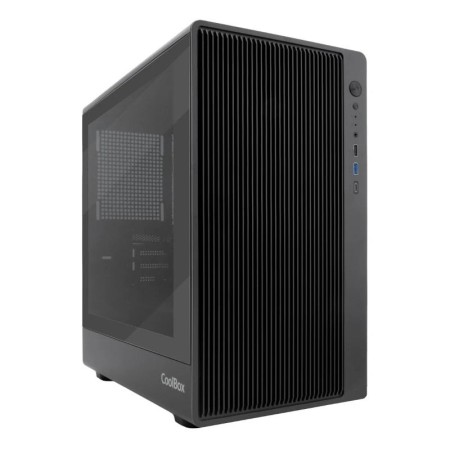 Caja ordenador gaming coolbox gm350 darkface matx cristal templado negra