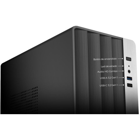 Caja ordenador coolbox m870 matx negra 500w