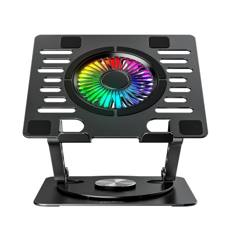 Soporte - base refrigeracion para portatil coolbox coolair 1vrgb ajustable haste 17 pulgadas negro