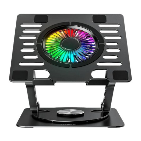 Soporte - base refrigeracion para portatil coolbox coolair 1vrgb ajustable haste 17 pulgadas negro