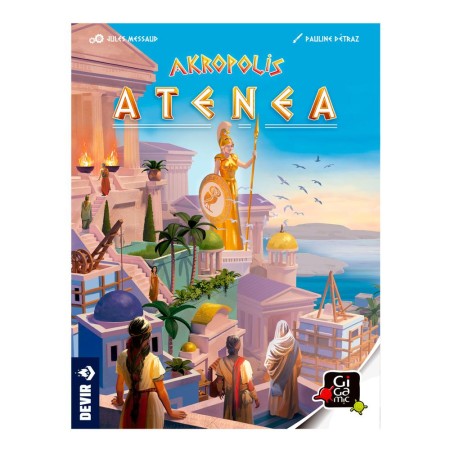 Juego de mesa akropolis expansión atenea