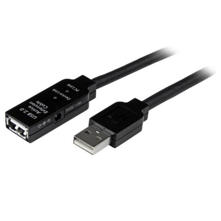 Cable usb tipo a startech 20m -  macho - hembra -  negro