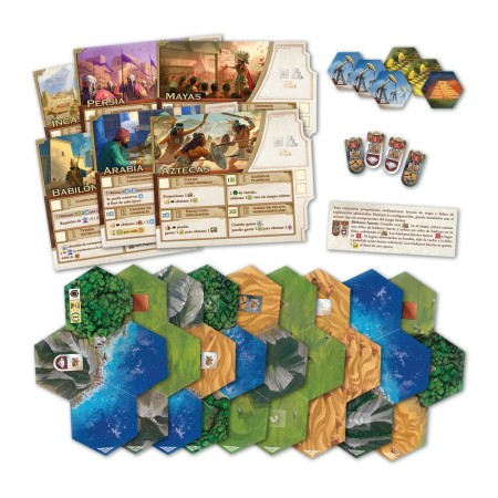 Juego de mesa epochs expansión: oriente medio y latinoamérica