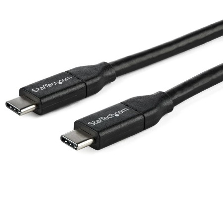 Cable usb tipo c startech 1m -  macho - macho -  negro