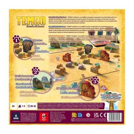 Juego de mesa tembo