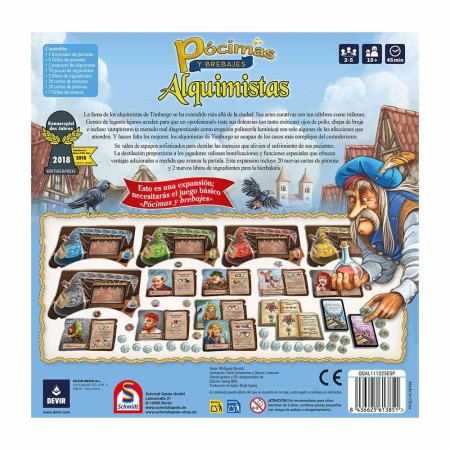 Expansión juego de mesa pócimas y brebajes: alquimistas