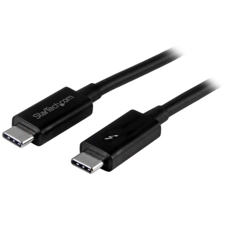 Cable usb tipo c startech 1m -  macho - macho -  negro