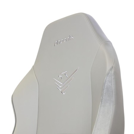 Silla gaming phoenix monarch remaster cuero napa gris talla r