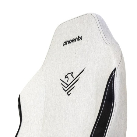 Silla gaming phoenix monarch remaster tela gris y negro talla r