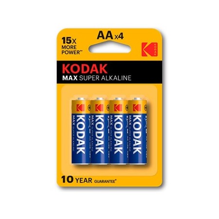 Blister pilas kodak alcalina max aa lr6 1.5v -  blister blister 4 pilas