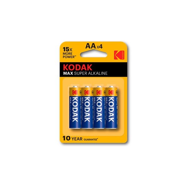 Blister pilas kodak alcalina max aa lr6 1.5v -  blister blister 4 pilas
