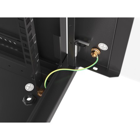 Armario rack phoenix 9u 600x600x501 auto - ensamblado 19″ hasta 60 kg negro
