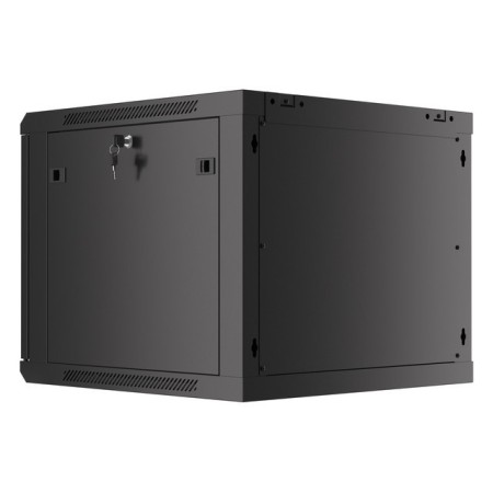 Armario rack phoenix 9u 600x600x501 auto - ensamblado 19″ hasta 60 kg negro