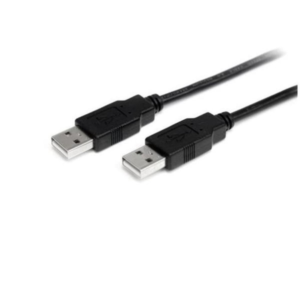 Cable usb tipo a startech 2m -  macho - macho -  negro