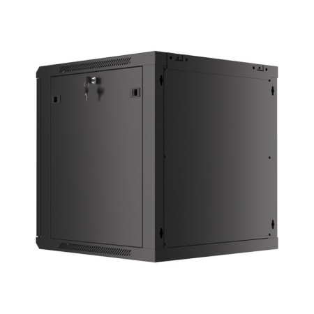 Armario rack phoenix 12u 600x600x640 auto - ensamblado 19″ hasta 60 kg negro