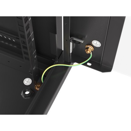Armario rack phoenix 12u 600x600x640 auto - ensamblado 19″ hasta 60 kg negro