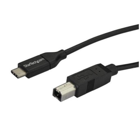 Cable usb tipo c a usb tipo b startech 2m -  macho - macho -  negro
