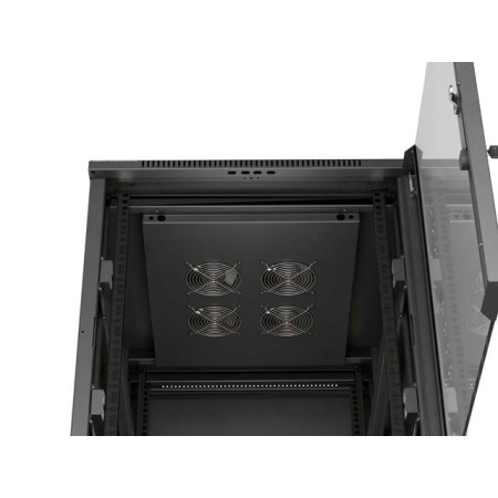 Armario rack phoenix 15u 600x800 servidor 19″ alta densidad negro