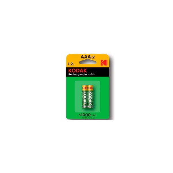 Blister pilas kodak recargables ni - mh aaa lr3 1000 mah -  blister 2 pilas