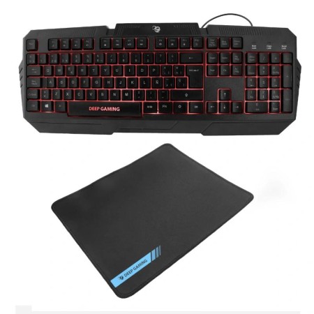 Kit teclado + raton + auriculares + alfombrilla gaming coolbox x - wing 2