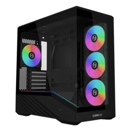 Caja ordenador gaming lian li vector v100r mini matx argb cristal templado negra