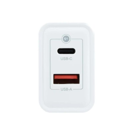 Coolbox Cargador Pared GAN 45W USB-C/USB-A