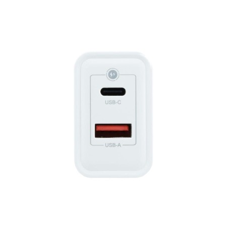 Coolbox Cargador Pared GAN 45W USB-C/USB-A