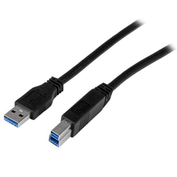 Cable usb tipo b a usb tipo a startech 2m -  macho - macho -  negro