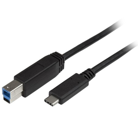 Cable usb tipo c a usb tipo b startech 2m -  macho - macho -  negro