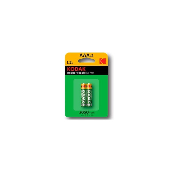 Blister pilas kodak recargables ni - mh aaa lr3 650mah -  blister 2 pilas