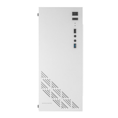 Caja ordenador mars gaming mc100w blanco atx 1 x usb 3.0 1 x usb 2.0 1 x 90mm frgb