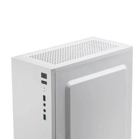 Caja ordenador mars gaming mc100w blanco atx 1 x usb 3.0 1 x usb 2.0 1 x 90mm frgb