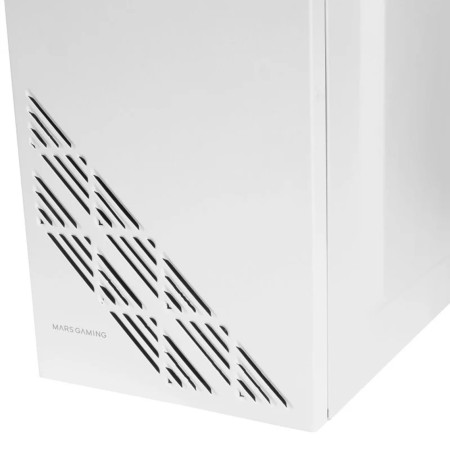 Caja ordenador mars gaming mc100w blanco atx 1 x usb 3.0 1 x usb 2.0 1 x 90mm frgb