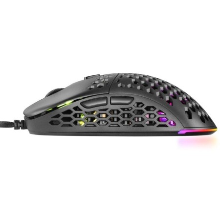 Mars Gaming Raton Gaming ligero RGB negro