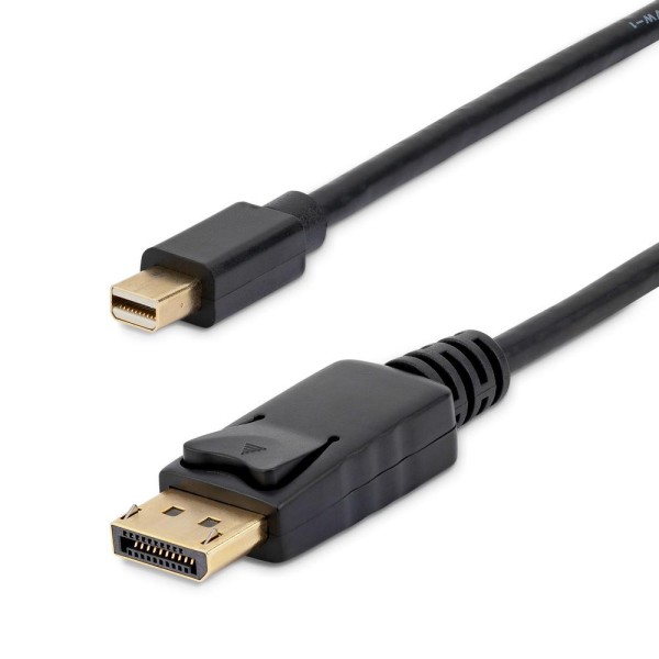 Cable mini dp a displayport startech 2m -  macho - macho -  negro