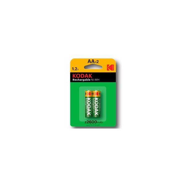 Blister pilas kodak recargables ni - mh aa lr6 2600 mah - blister 2 pilas