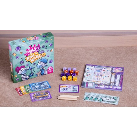 Juego de mesa virus! roll & write