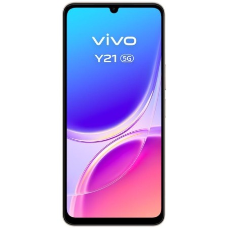 Smartphone Vivo Y21 4GB/ 256GB/ 6.74″/ 5G/ Oro/ Incluye Cargador + Auriculares
