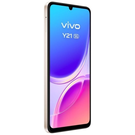 Smartphone Vivo Y21 4GB/ 256GB/ 6.74″/ 5G/ Oro/ Incluye Cargador + Auriculares