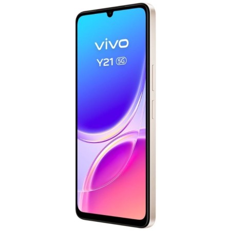 Smartphone Vivo Y21 4GB/ 256GB/ 6.74″/ 5G/ Oro/ Incluye Cargador + Auriculares