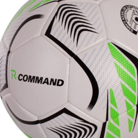 Balón de Fútbol Rox Sport R-Comand/ Blanco y Verde