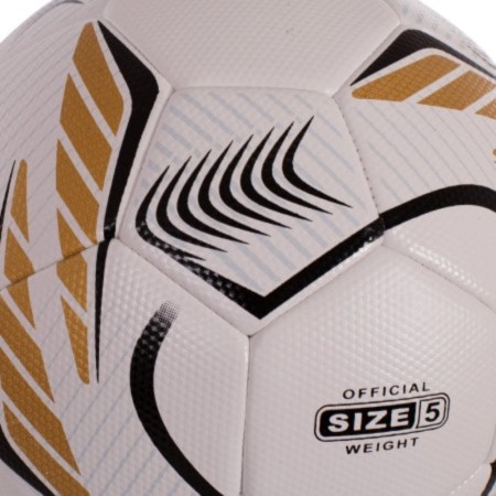 Balón de Fútbol Rox Sport R-Comand/ Blanco y Dorado