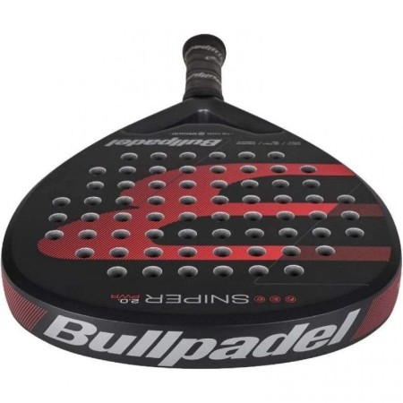 Pala de Pádel Bullpadel Sniper 2.0 Power 2026/ Negra y Roja