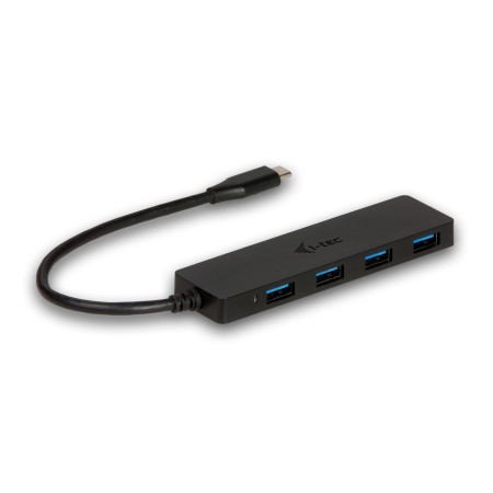 Hub i - tec usb - c delgado con 4 puertos usb 3.0 con cable integrado 20cm