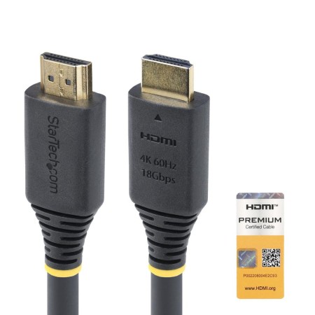 Cable hdmi 4k startech 5m -  macho - macho -  negro