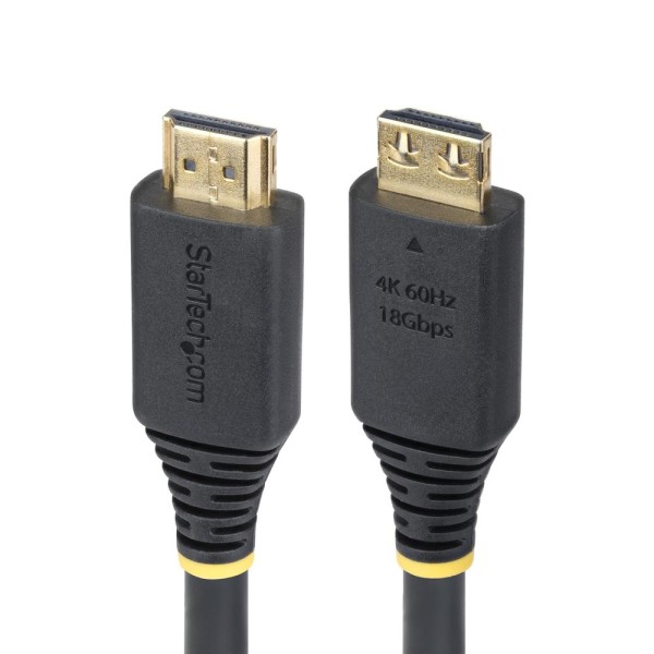 Cable hdmi 4k con agarre startech 5m -  macho - macho -  negro