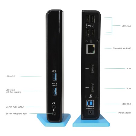 Docking station universal i - tec usb 3.0 - usb - c 2x hdmi