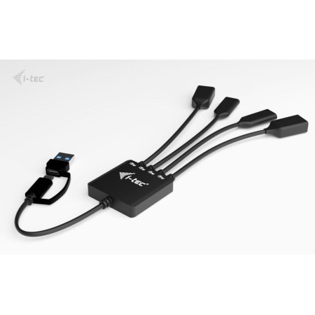 Hub i - tec usb tipo c - usb tipo a 4 en 1