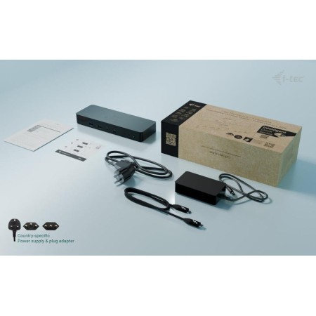 Docking station i - tec 11 en 1 + cargador 90w